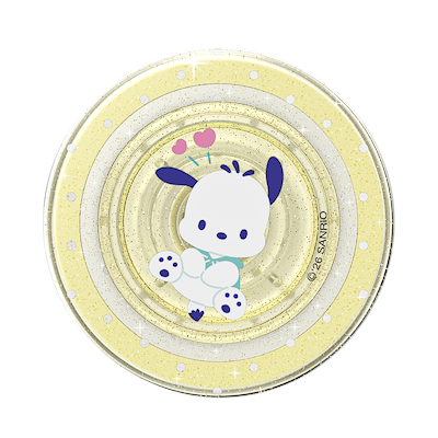 Secondary image for hover Pochacco Yellow Glitter &mdash; MagSafe PopGrip