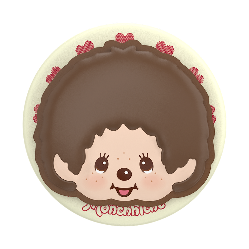 Jelly Monchhichi Brown &mdash; MagSafe PopGrip image number 1