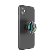 Enamel Wild Stripe Black &mdash; Adhesive PopGrip image number 5