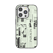 Hot off the Press Black &mdash; iPhone 15 Pro MagSafe Case image number 1