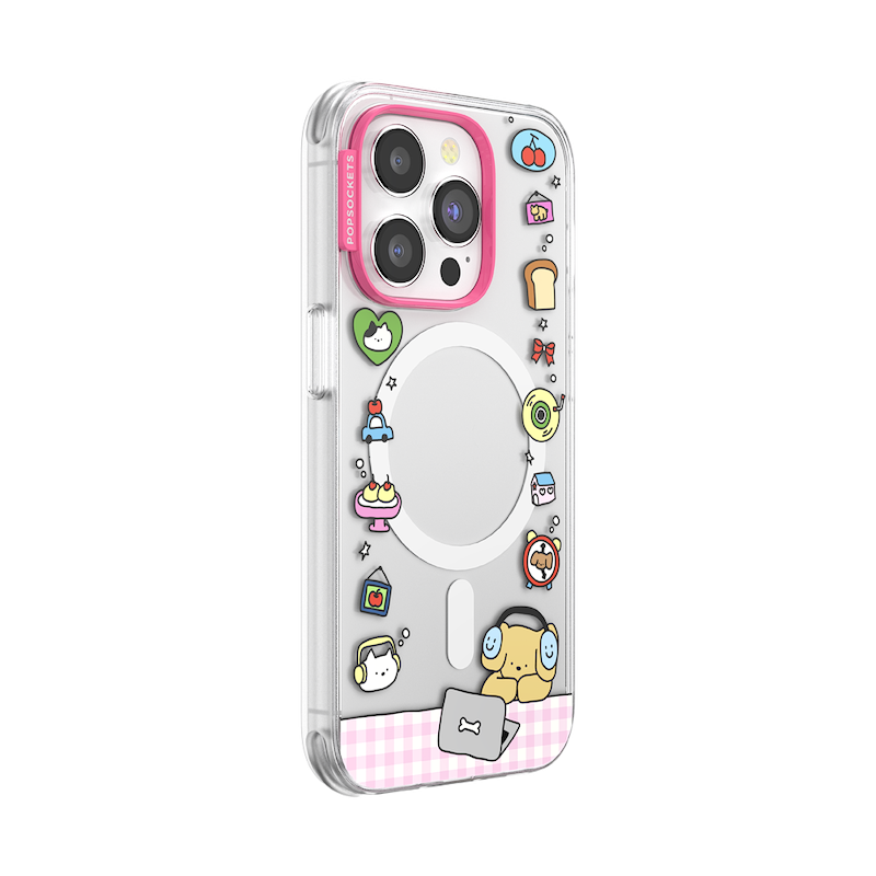 Dog Typing &mdash; iPhone 14 Pro MagSafe Case image number 1