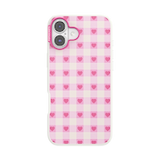Blush Gingham &mdash; iPhone 16 Plus MagSafe Case image number 1