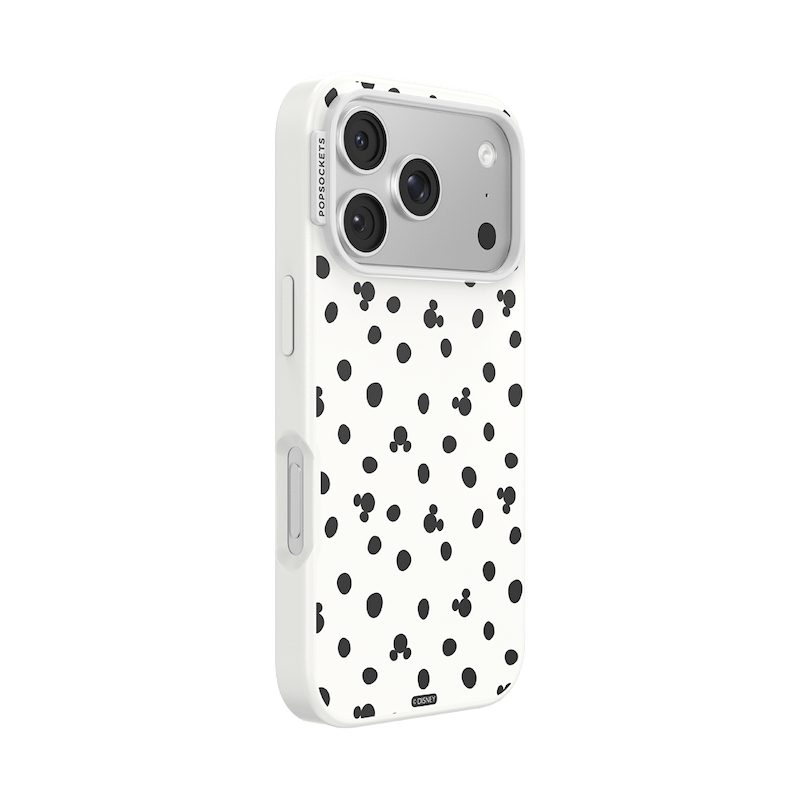 White Mickey Polka Dot &mdash; iPhone 17 Pro MagSafe Case image number 1