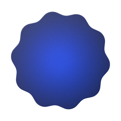 Secondary image for hover Molded Flower Cobalt — Adhesive PopGrip