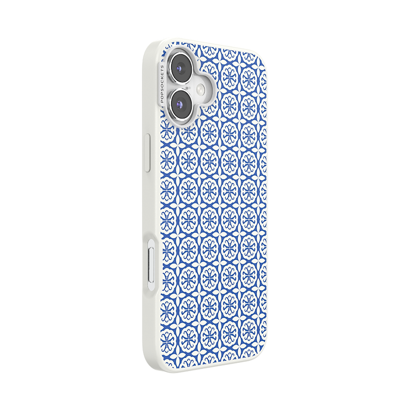 Navy Mosaic &mdash; iPhone 16 Plus MagSafe Case image number 1