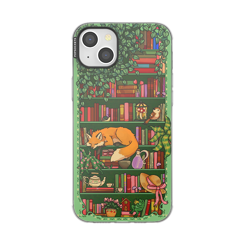 Storied Shelves Green &mdash; iPhone 14 Plus MagSafe Case image number 0