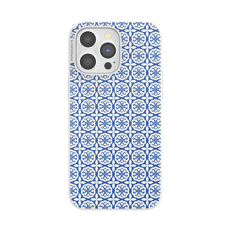 Navy Mosaic &mdash; iPhone 15 Pro Max MagSafe Case image number 0