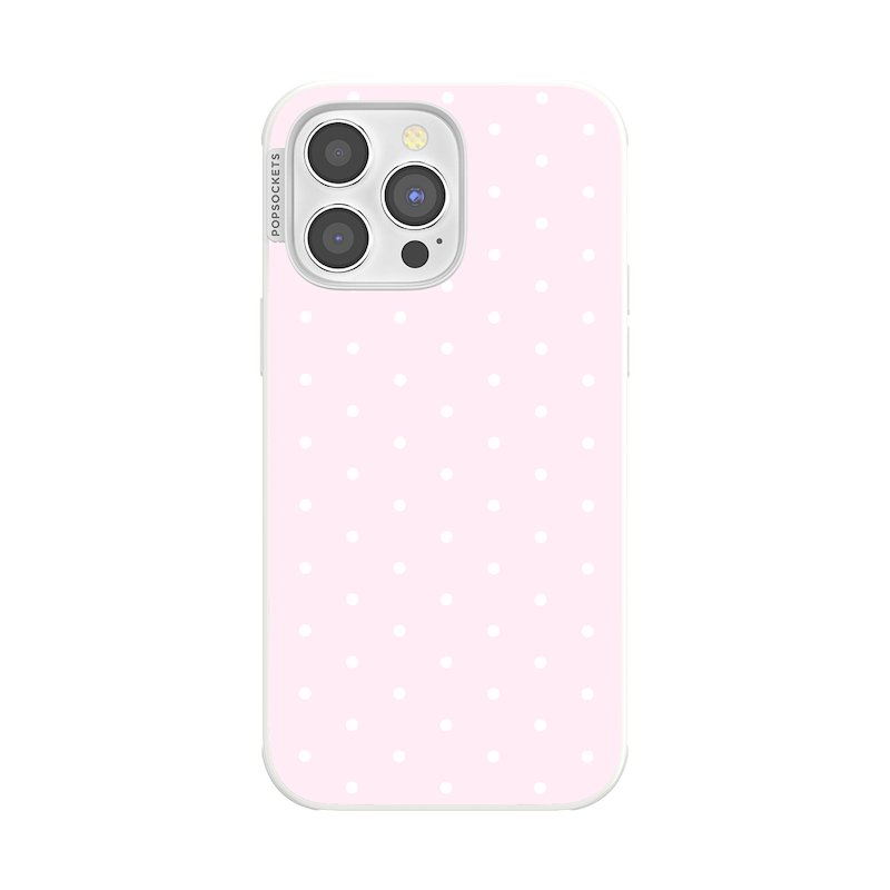 Blush Pink PolkaDot &mdash; iPhone 14 Pro Max MagSafe Case image number 0