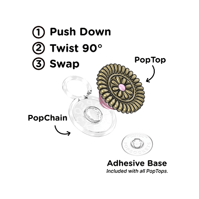 Secondary image for hover Enamel Stamped Pink &mdash; PopTop