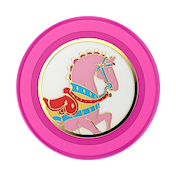 Enamel Carousel Pony &mdash; MagSafe PopGrip image number 2
