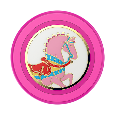 Secondary image for hover Enamel Carousel Pony — MagSafe PopGrip