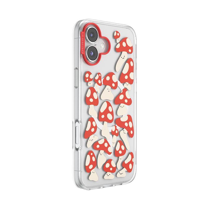 Red Shrooms — iPhone 16 Plus MagSafe Case image number 1