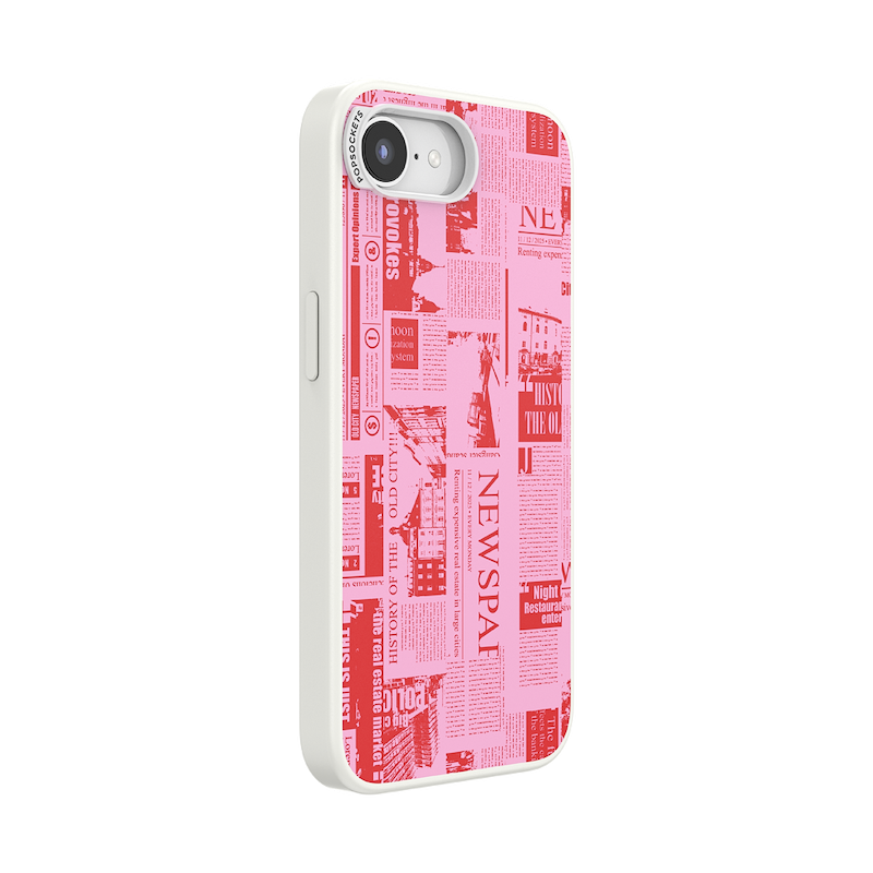 Hot off the Press Pink &mdash; iPhone 16E MagSafe Case image number 1