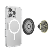 Enamel Monstera Black &mdash; MagSafe PopGrip image number 5