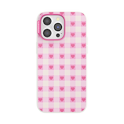 Blush Gingham &mdash; iPhone 15 Pro Max MagSafe Case image number 1