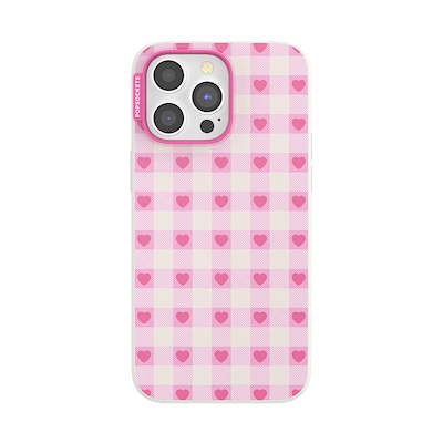 Blush Gingham &mdash; iPhone 15 Pro Max MagSafe Case