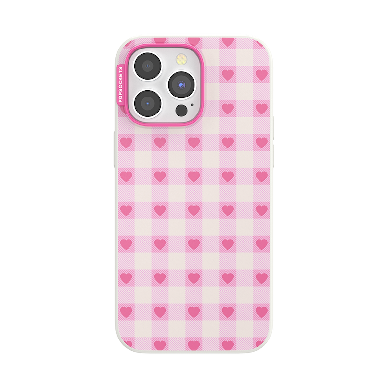 Blush Gingham &mdash; iPhone 15 Pro Max MagSafe Case image number 0