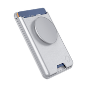 Silver &mdash; Softgoods MagSafe PopWallet+ image number 4