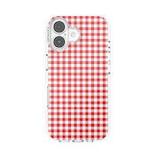 Red Gingham &mdash; iPhone 16 MagSafe Case image number 1