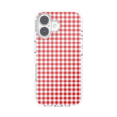Red Gingham &mdash; iPhone 16 MagSafe Case