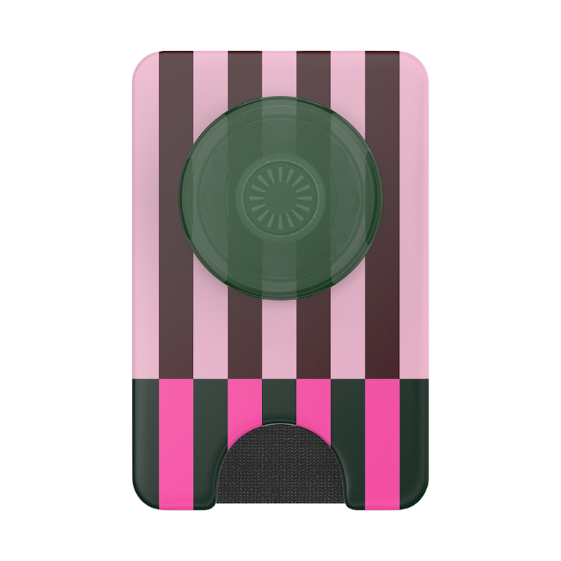 Pop of Pink Stripe &mdash; MagSafe PopWallet+ image number 1