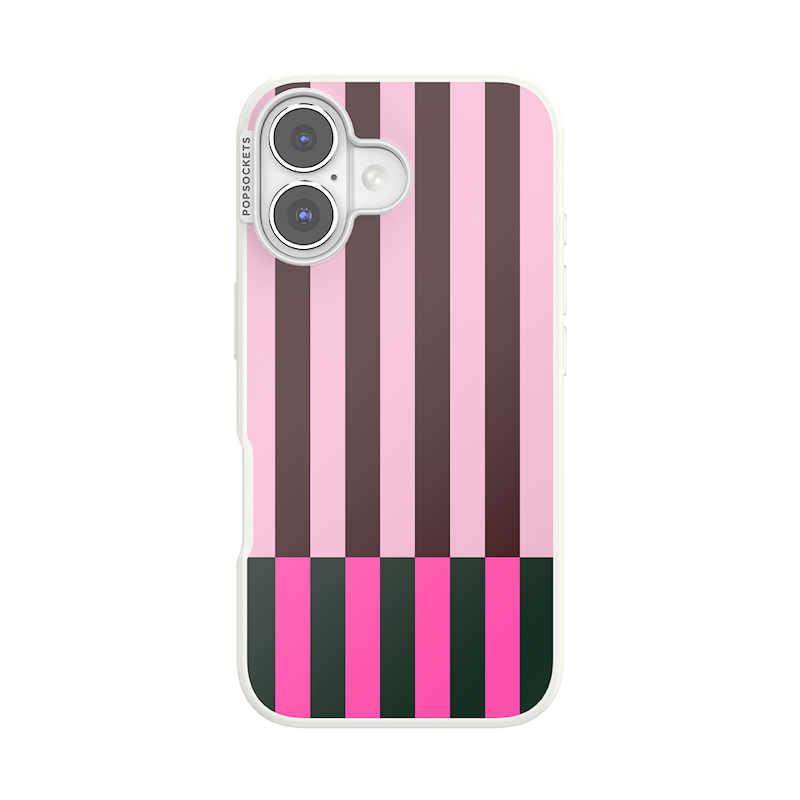 Pop of Pink Stripe &mdash; iPhone 16 MagSafe Case image number 0