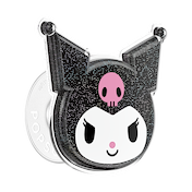 Tidepool Glitter Kuromi &mdash; Adhesive PopGrip image number 1