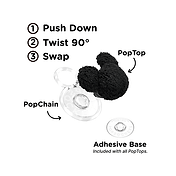 Plush Mickey Black &mdash; PopTop image number 2