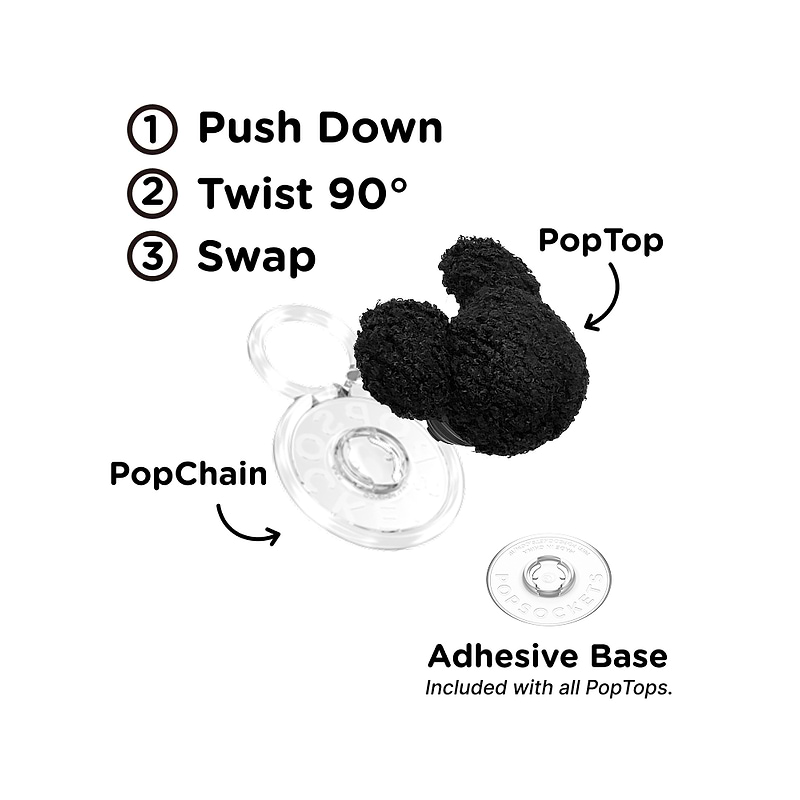 Plush Mickey Black &mdash; PopTop image number 1