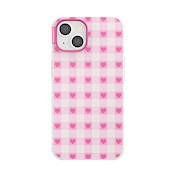Blush Gingham &mdash; iPhone 13 MagSafe Case image number 1