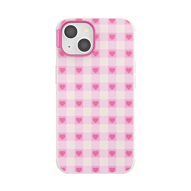 Blush Gingham &mdash; iPhone 13 MagSafe Case image number 0