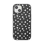 Translucent Black Mickey Polka Dot &mdash; iPhone 15 MagSafe Case image number 1