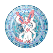 Diamond Sylveon - Glitter Graphic &mdash; Adhesive PopGrip image number 2