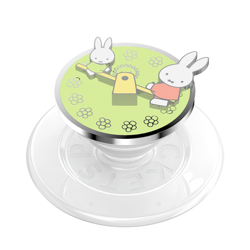 Enamel See-Saw Miffy &mdash; MagSafe PopGrip image number 2