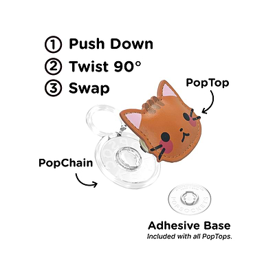 Secondary image for hover Stitched PU Cowboy Kitty &mdash; PopTop