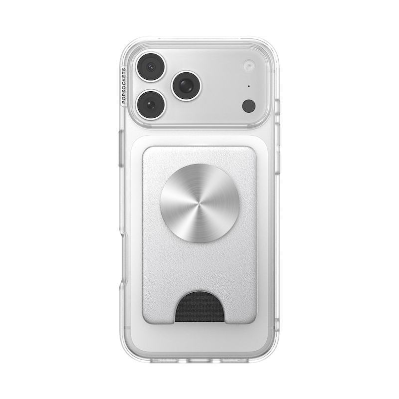 Silver Radial &mdash; MagSafe Kick-Out PopWallet+ & Stand image number 7