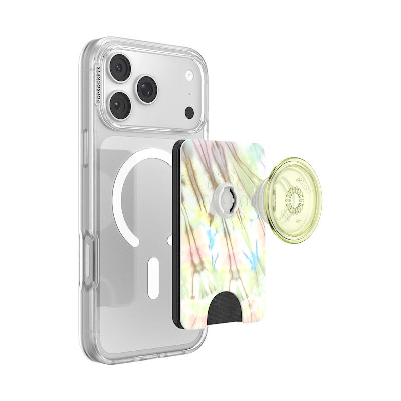 Coastal Tie-Dye Green &mdash; MagSafe PopWallet+ image number 6