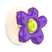 Enamel Wonky Daisy &mdash; MagSafe PopGrip image number 1