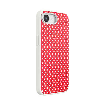 Secondary image for hover Cherry Red Polka Dot &mdash; iPhone 16E MagSafe Case