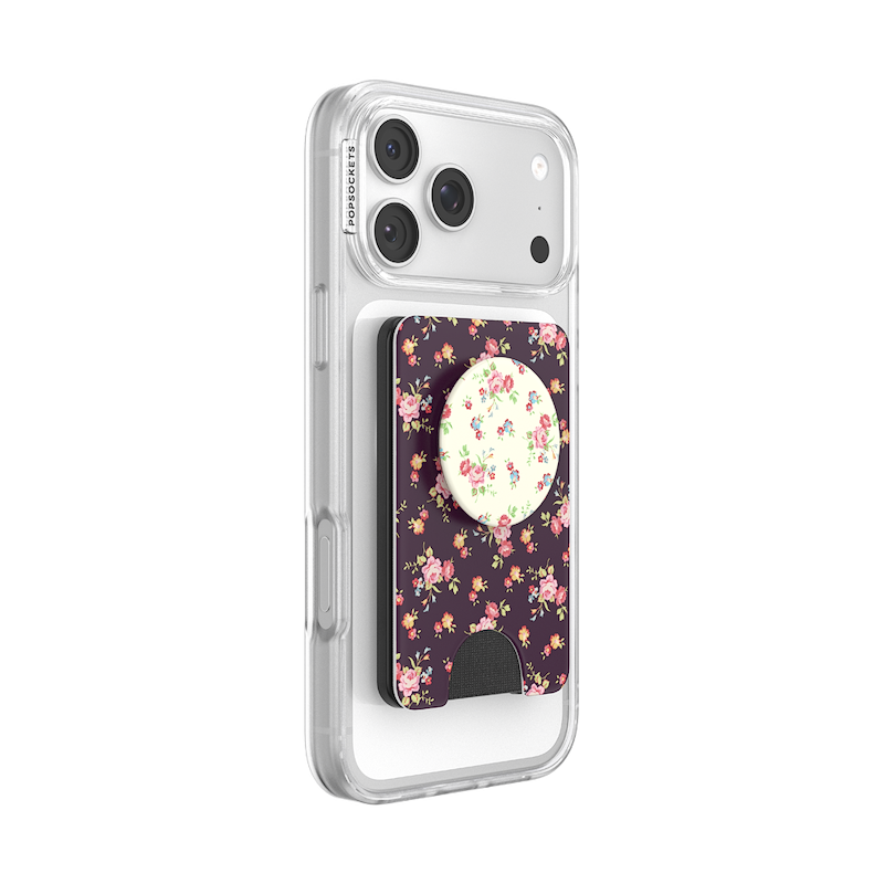 Ditsy Floral Noir &mdash; MagSafe PopWallet+ image number 6