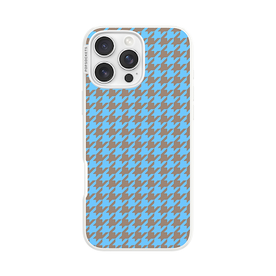 Houndstooth Bleige &mdash; iPhone 16 Pro Max MagSafe Case