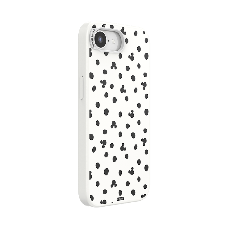 White Mickey Polka Dot &mdash; iPhone 17e/16e MagSafe Case image number 1