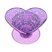 Iridescent Confetti Dreamy Heart &mdash; Adhesive PopGrip image number 1