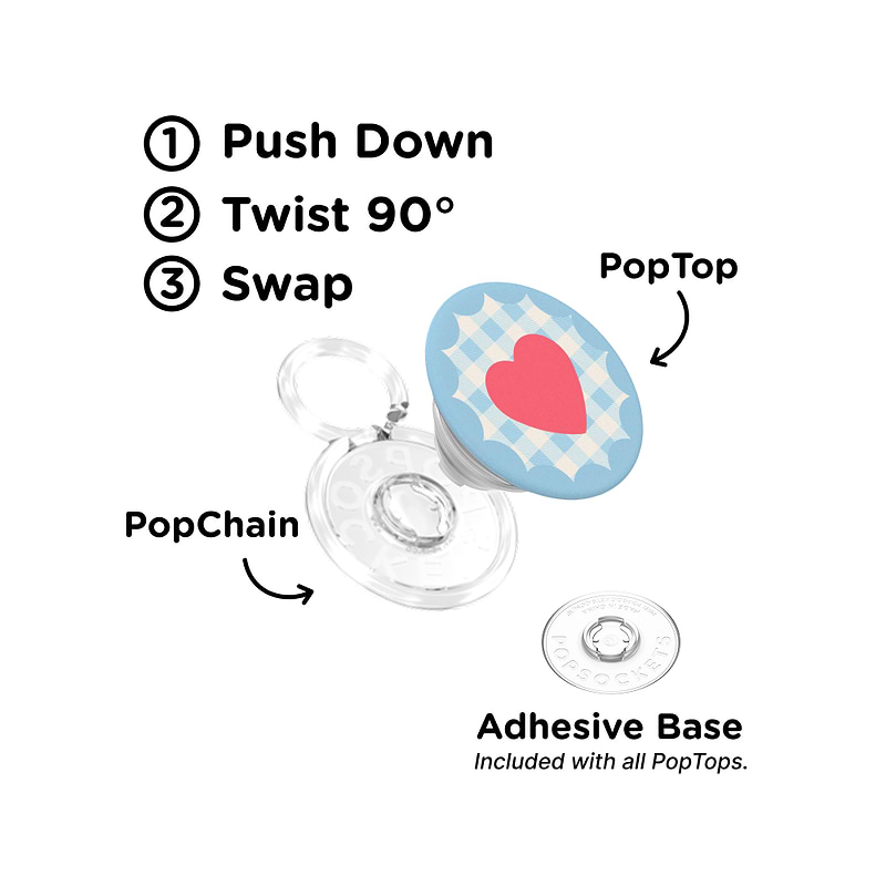 Gingham Heart &mdash;  PopTop image number 1