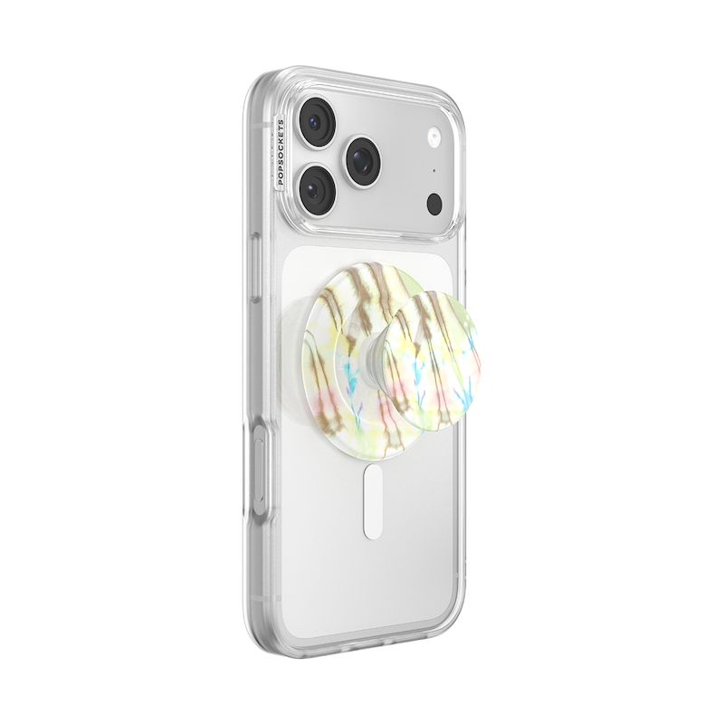 Coastal Tie-Dye Green &mdash; MagSafe PopGrip image number 6