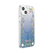 Boho Wildflowers Blue &mdash; iPhone 15 Plus MagSafe Case image number 2