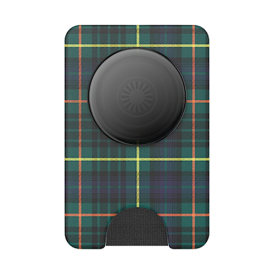 Secondary image for hover Classic Tartan Green &mdash; MagSafe PopWallet+