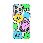 Doodle Flowers &mdash; iPhone 14 Pro Max MagSafe Case image number 1