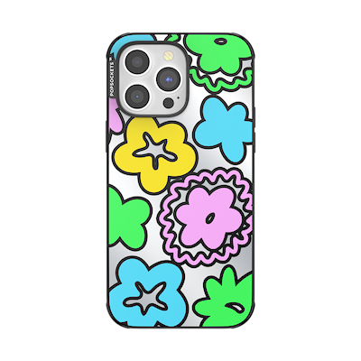 Doodle Flowers &mdash; iPhone 14 Pro Max MagSafe Case