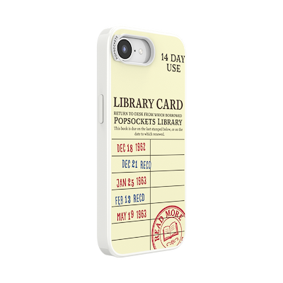 Secondary image for hover PopSockets Library Card &mdash; iPhone 17e/16e MagSafe Case
